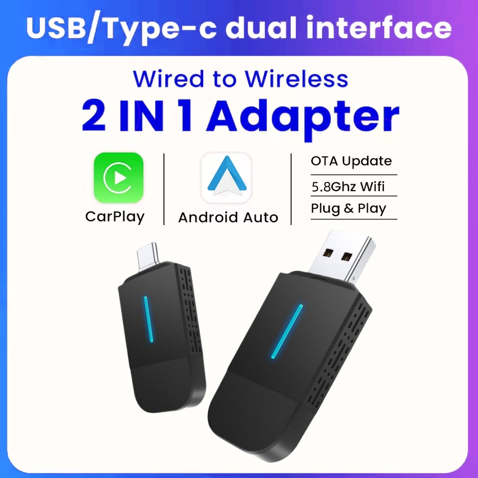 Smartwatch Universal - ANYFAR Dual Interface Wireless CarPlay Android