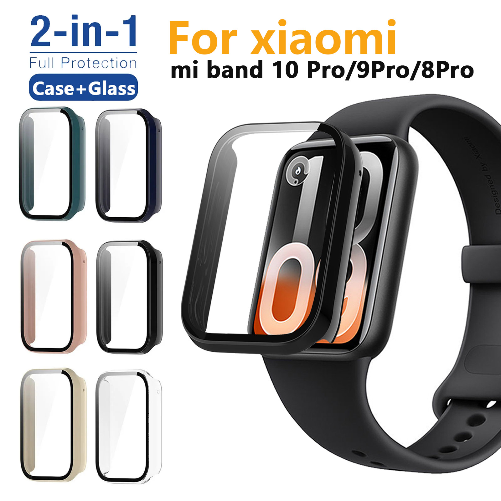 Case+Glass for Xiaomi Mi Band  - Xiaomi Smartwatch Accessories recension och pris
