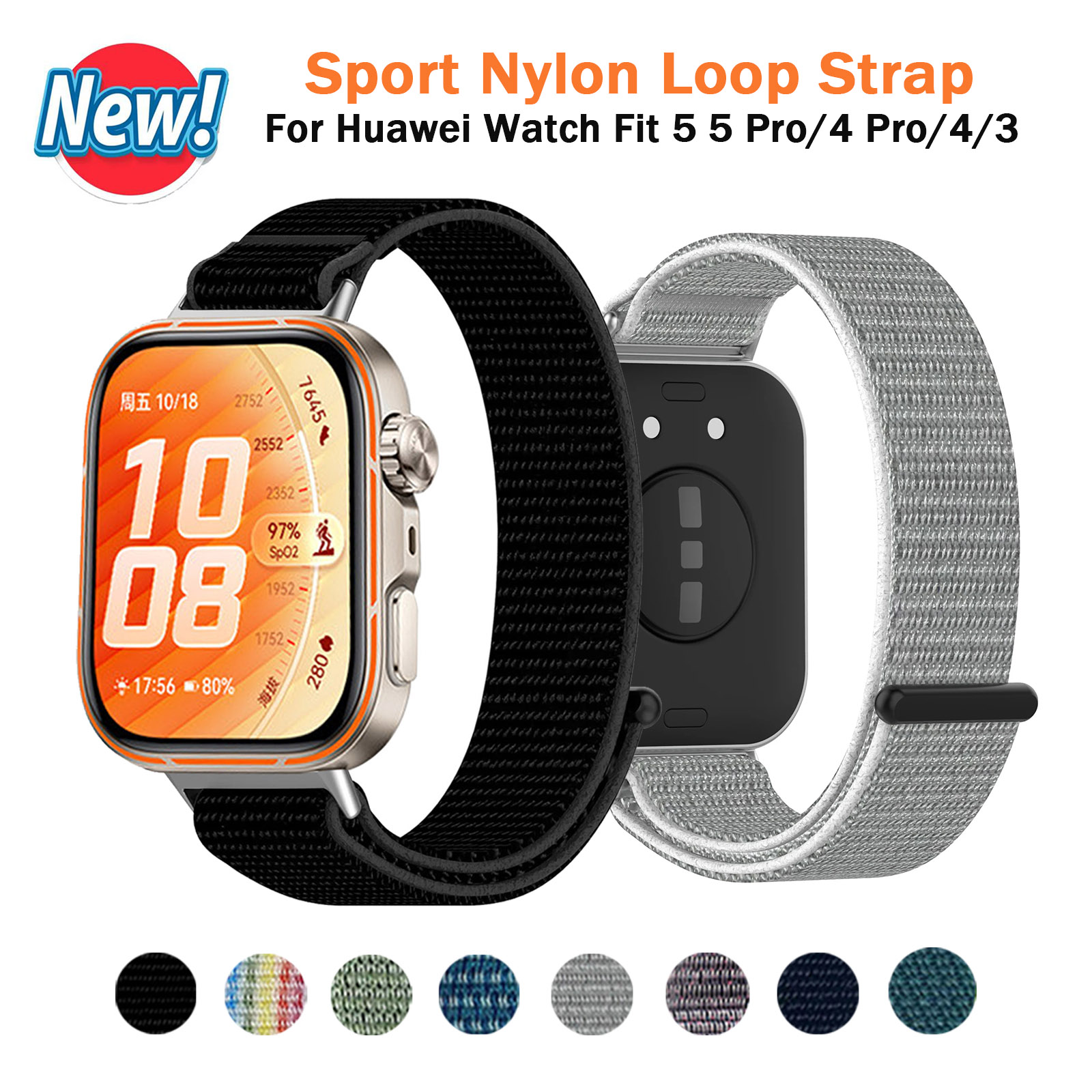 Smart Watch Nylon Strap for Hu - Sport Loop Strap recension och pris