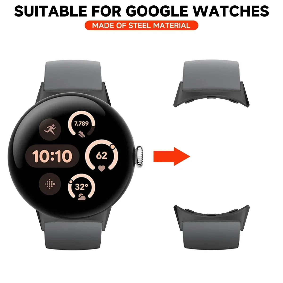 2pcs Watch Strap Connector Ada - Smartwatch Straps & Accessories recension och pris