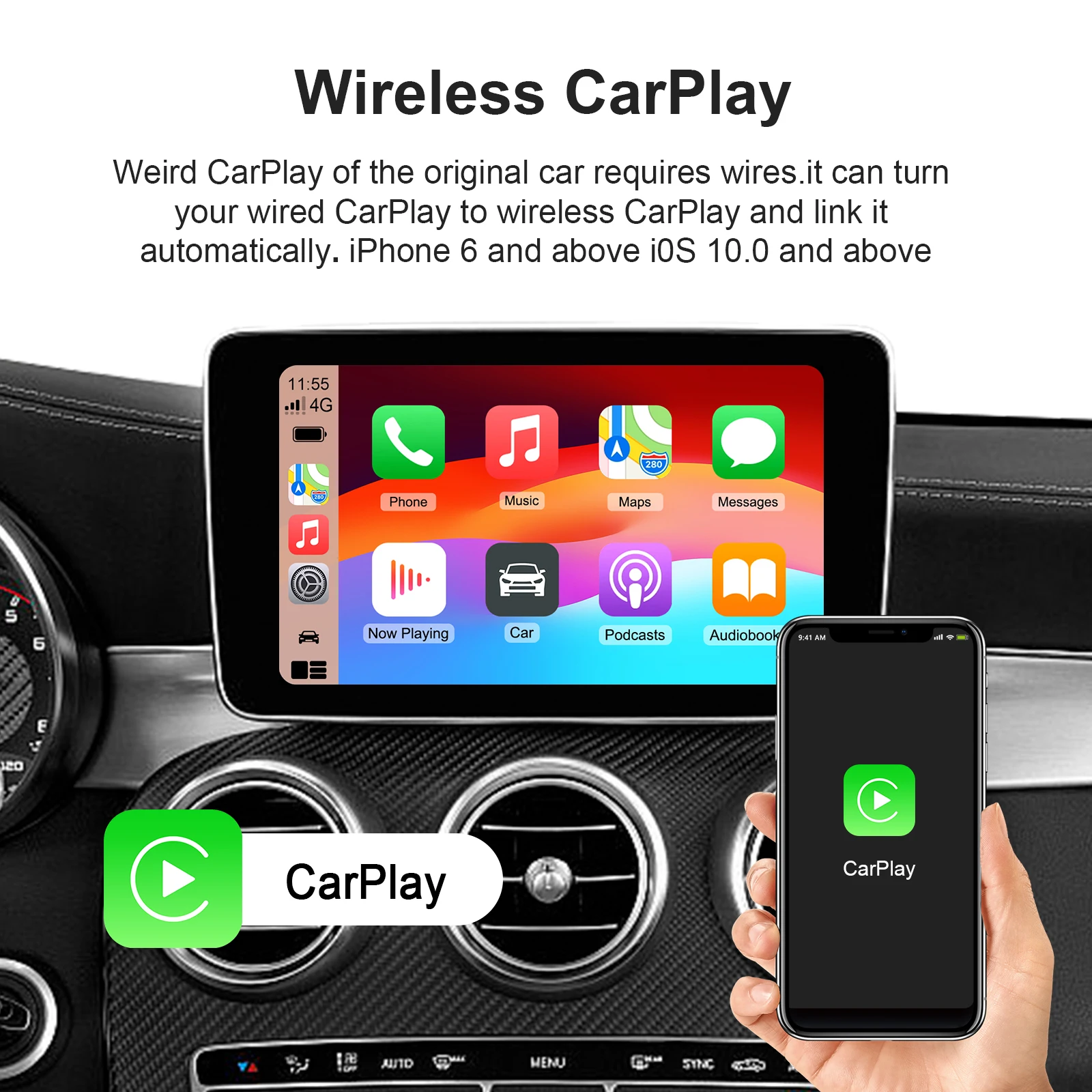Hot Android 11 CarPlay AI Box  - Smartwatch Universal recension och pris