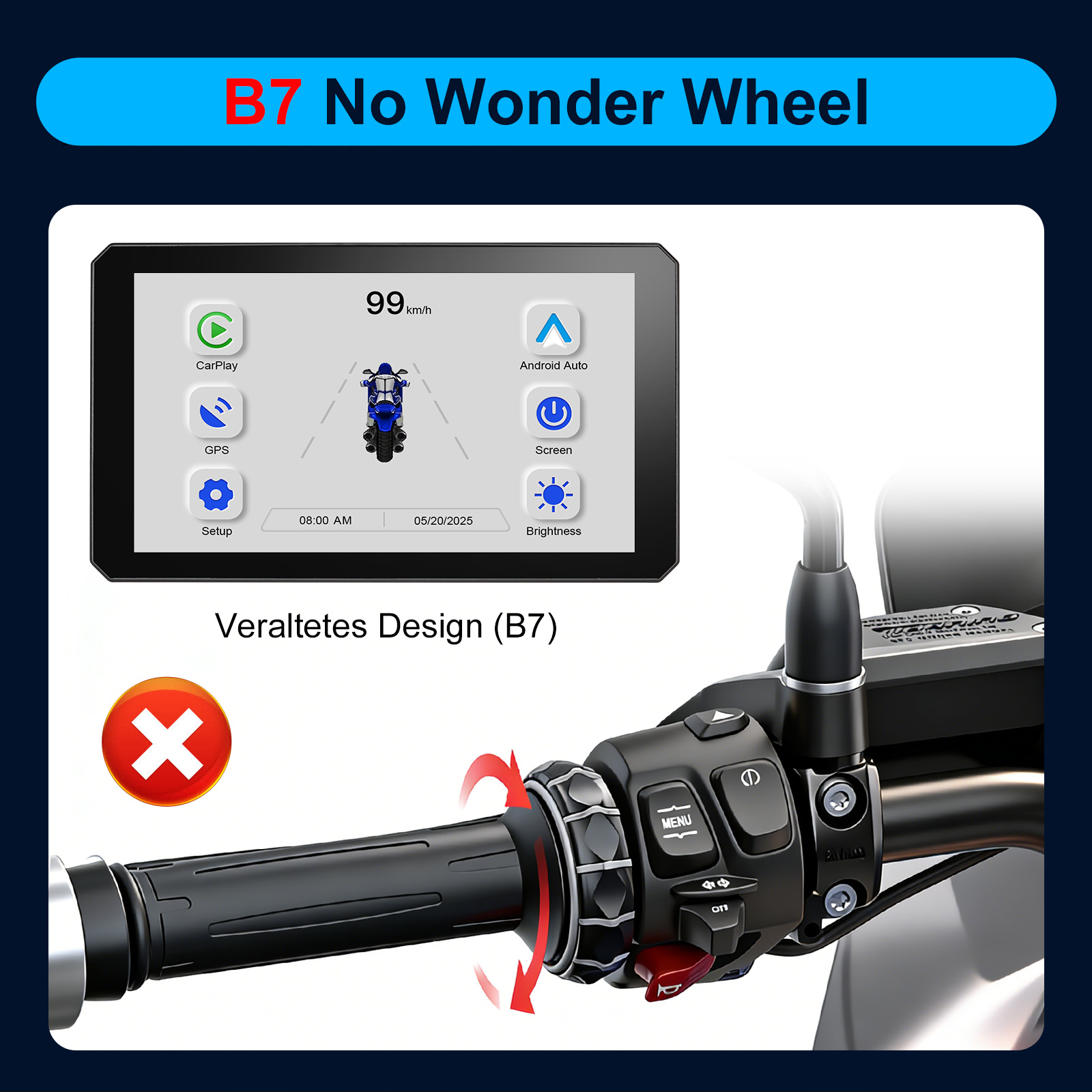 Carplay for BMW XR M1000 R1200 - Smartwatch Universal recension och pris