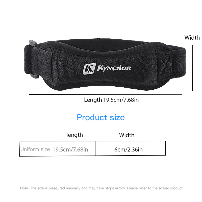 2Pcs Adjustable Knee Patella S - Rugged Sport Strap recension och pris
