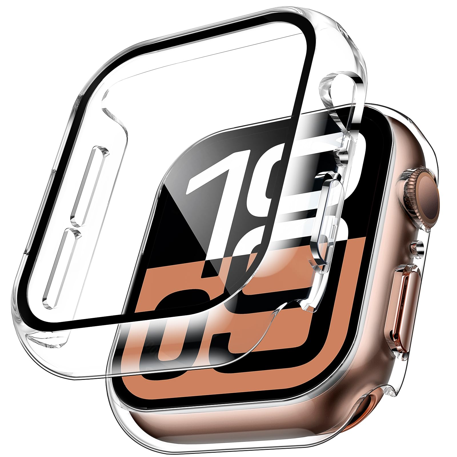 2pcs Tempered Glass Case For A - Watch Case Bumper recension och pris