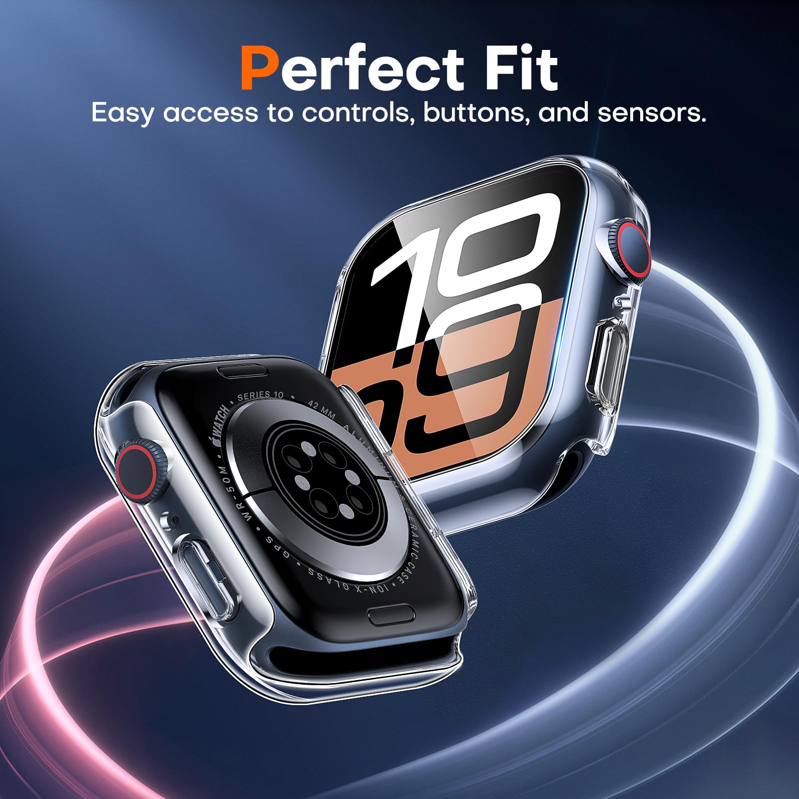 2pcs Tempered Glass Case For A - Watch Case Bumper recension och pris