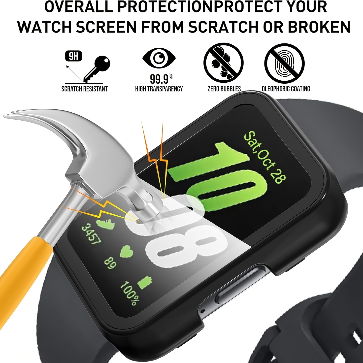 Glass+Case for Samsung Galaxy  - Samsung Smartwatch Accessories recension och pris