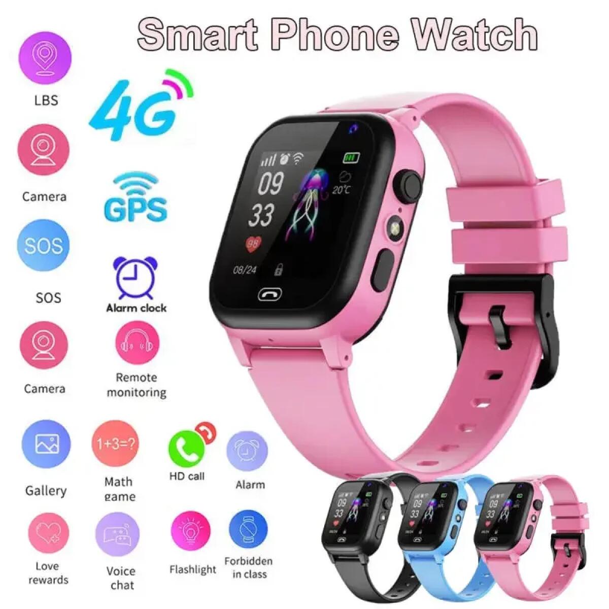 Kids Smart Watch 4G Multifunct - Smartwatch Id recension och pris