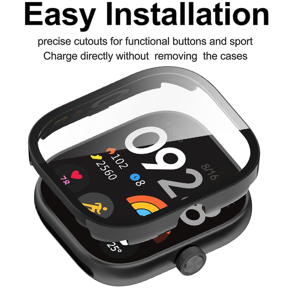 Tempered Glass+Case For Xiaomi - Xiaomi Smartwatch Accessories recension och pris