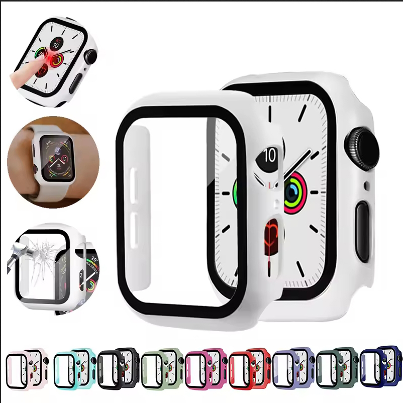 Tempered Glass+Cover For Apple - Watch Case Bumper recension och pris