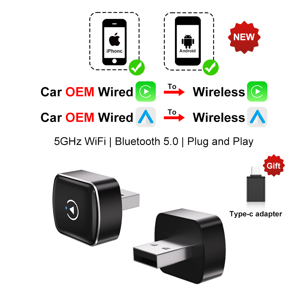 Car Play 2in1 Wireless CarPlay - Smartwatch Universal recension och pris