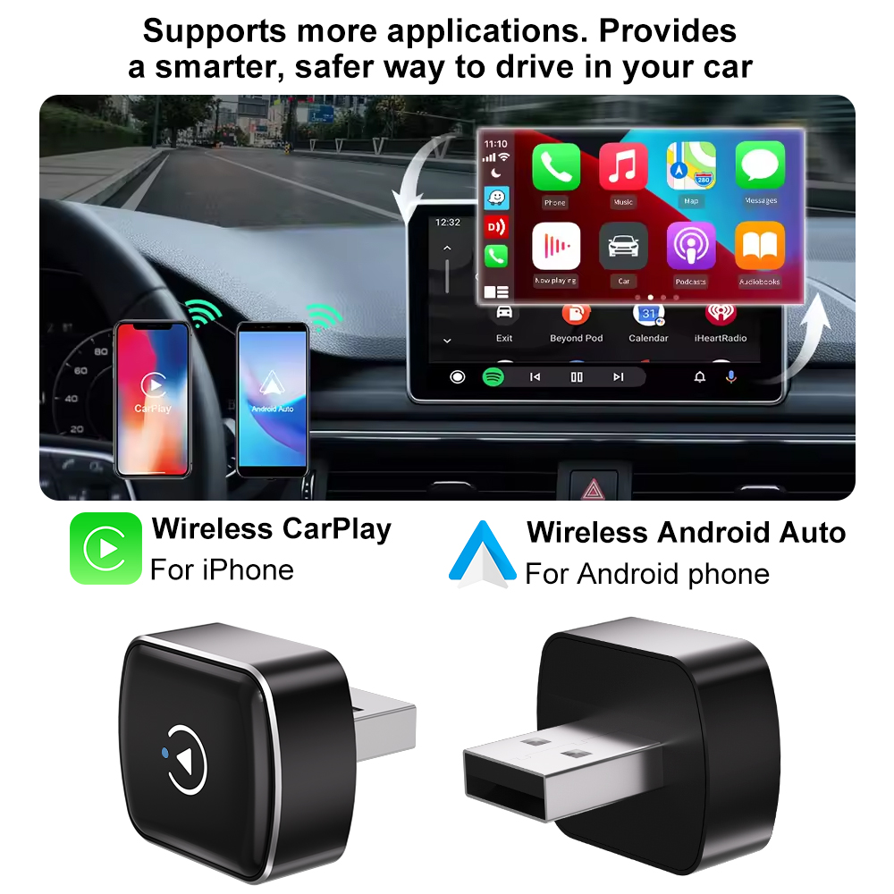Car Play 2in1 Wireless CarPlay - Smartwatch Universal recension och pris