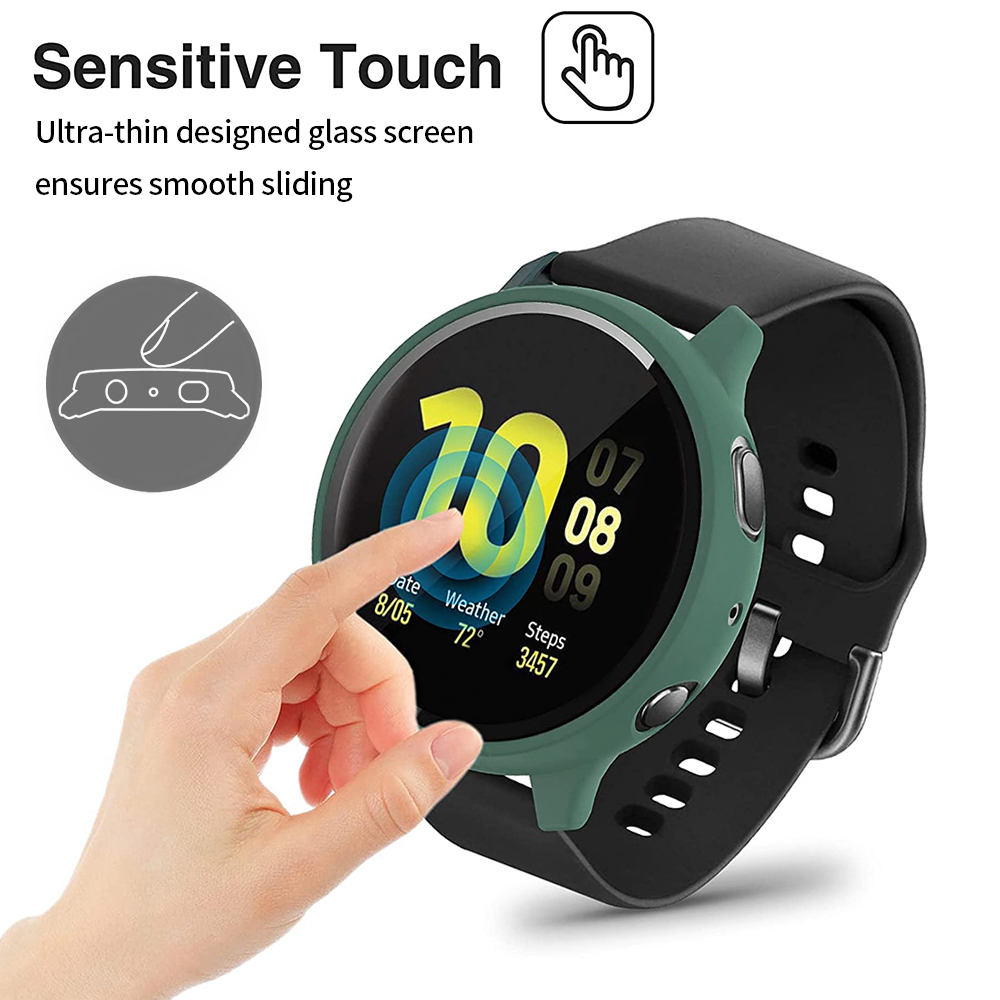Case+Glass For Samsung Galaxy  - Samsung Smartwatch Accessories recension och pris