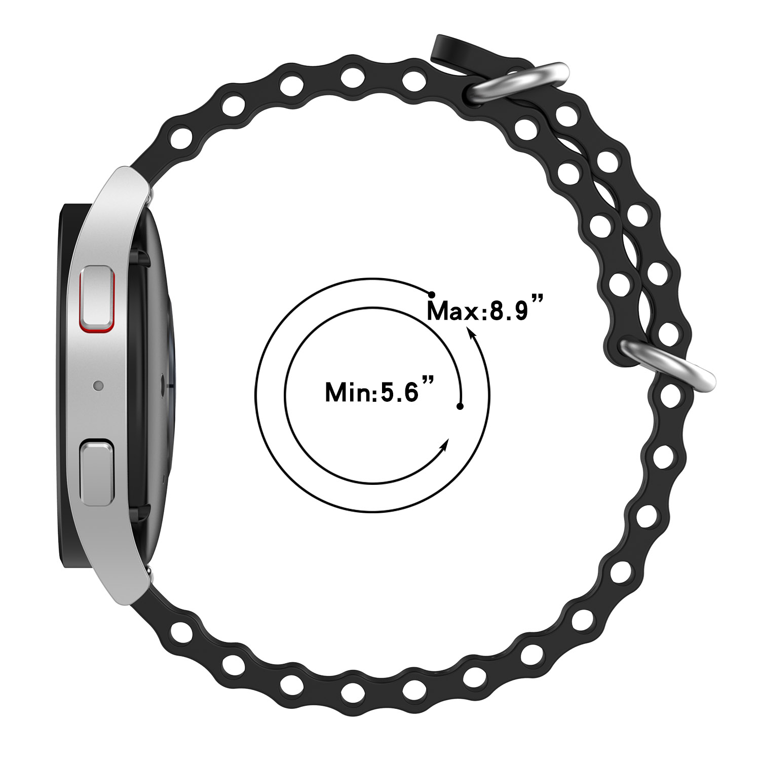 22mm Ocean Strap For OnePlus W - Smartwatch X2 recension och pris