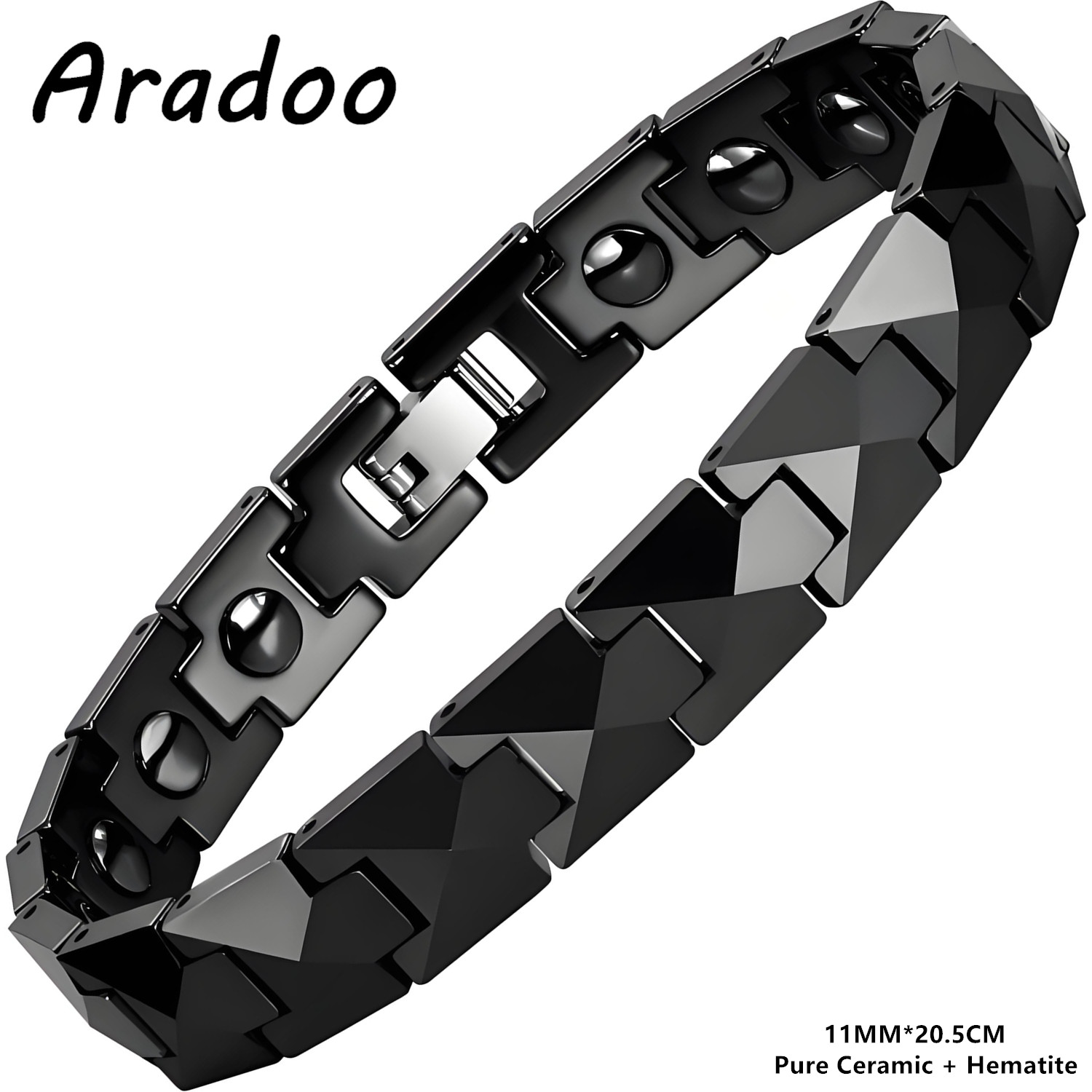 ARADOO Premium Ceramic Bracele - Ceramic Link Bracelet recension och pris