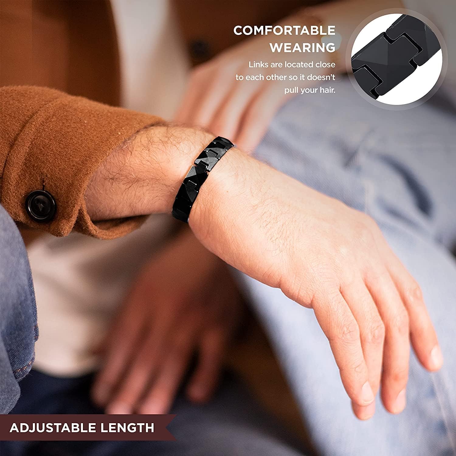 ARADOO Premium Ceramic Bracele - Ceramic Link Bracelet recension och pris