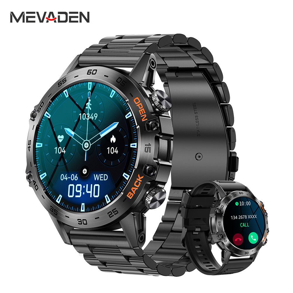 MEVADEN Steel 1.39 inch Men Lu - Smartwatch Store recension och pris