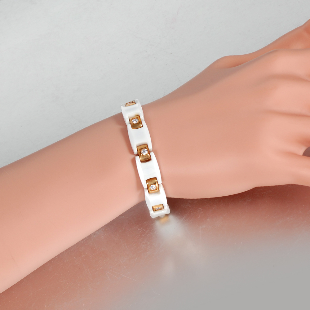 Vinterly Women Ceramic Bracele - Ceramic Link Bracelet recension och pris