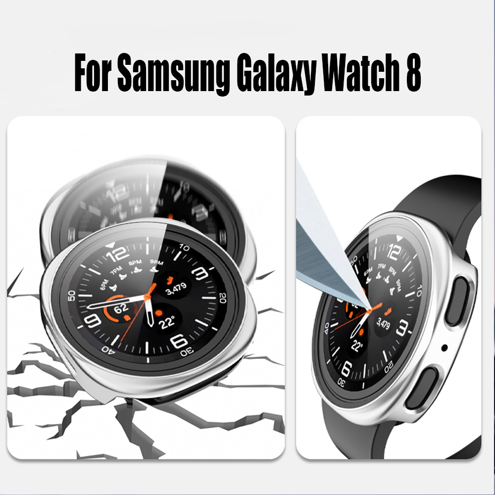 Tempered Glass+Case for Samsun - Samsung Smartwatch Accessories recension och pris