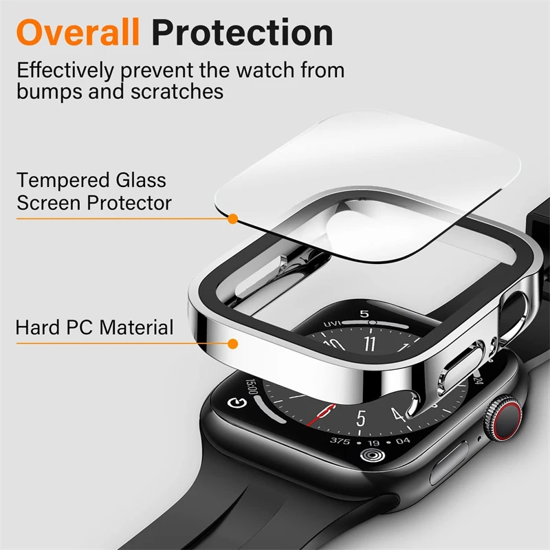 Waterproof Hard PC Screen Prot - Watch Case Bumper recension och pris