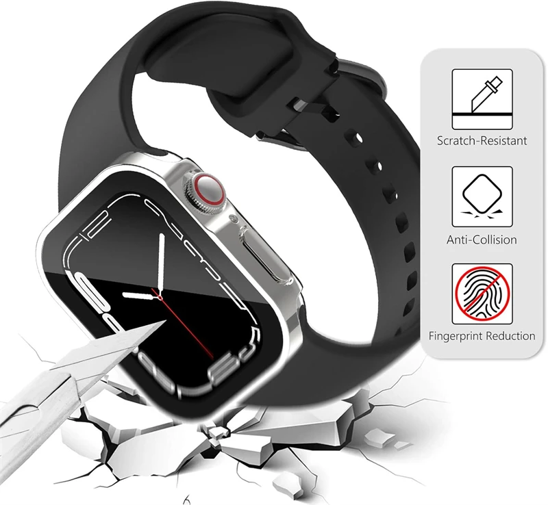 Waterproof Hard PC Screen Prot - Watch Case Bumper recension och pris
