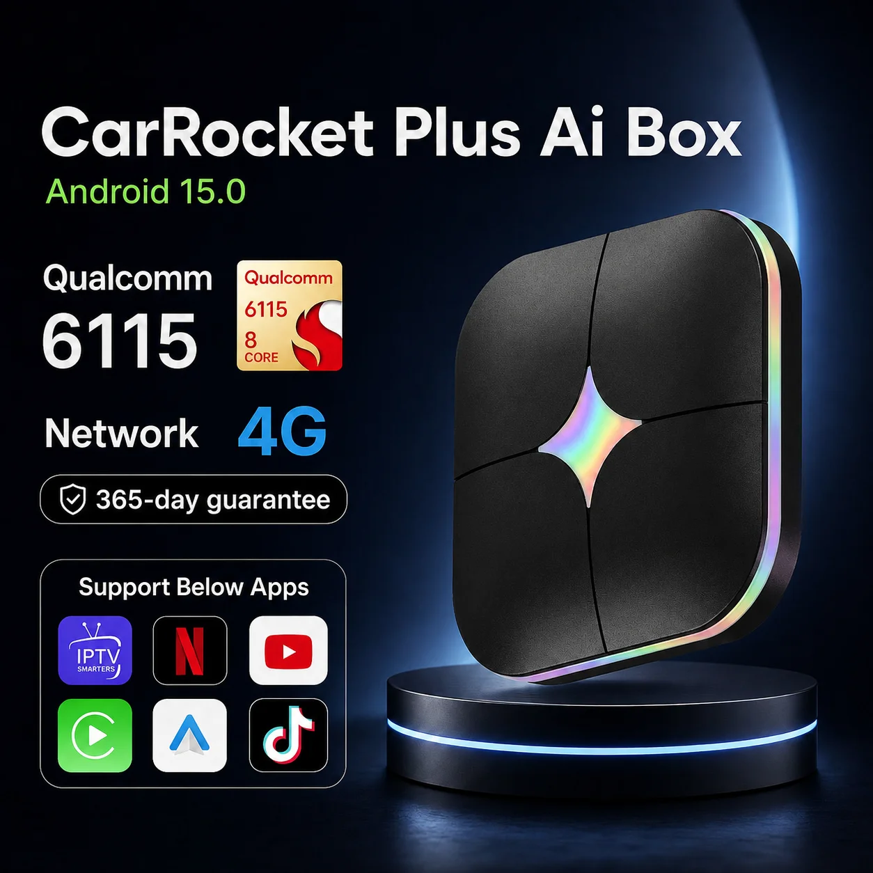 2026Android15 CarPlay Ai Box C - Smartwatch Universal recension och pris