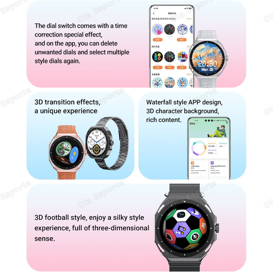 Smart Watch BT Call GPS Sport  - Smartwatch Custom recension och pris